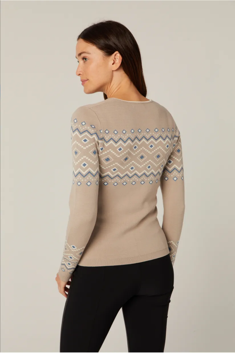 Alp N Rock Yvette II Henley Sweater | Heather Stone