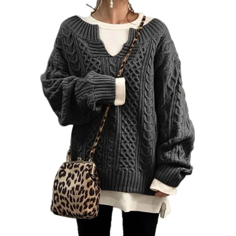 Beautiful Stylish Pretty Hemp Pattern Casual Sweaters