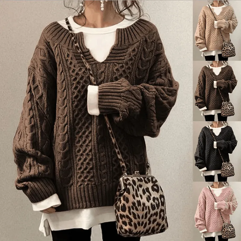 Beautiful Stylish Pretty Hemp Pattern Casual Sweaters