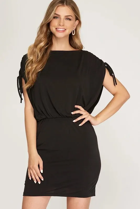 Black Mini Dress - Bella Chic