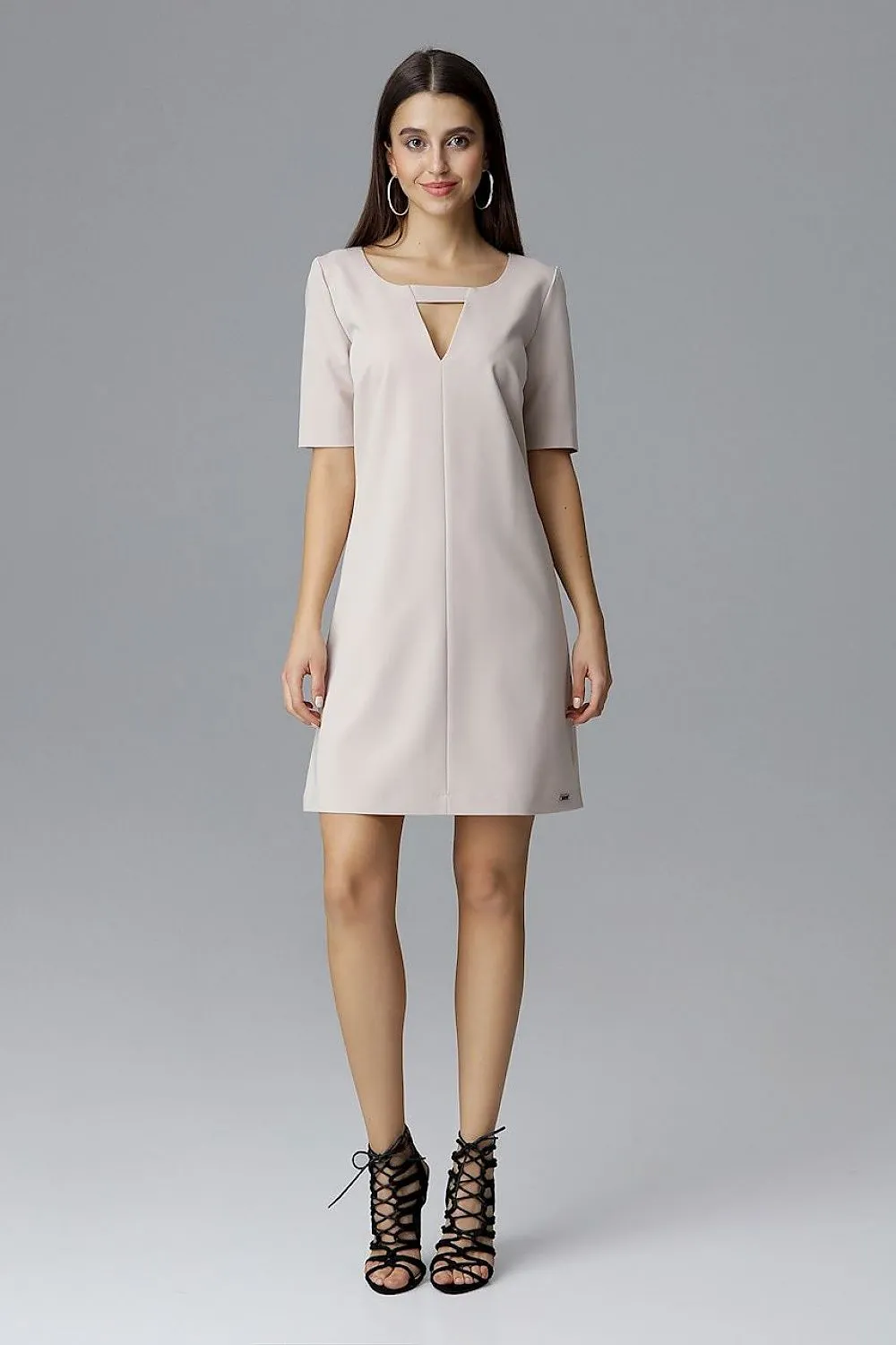 Chic Knee-Length Daily Elegance Dress