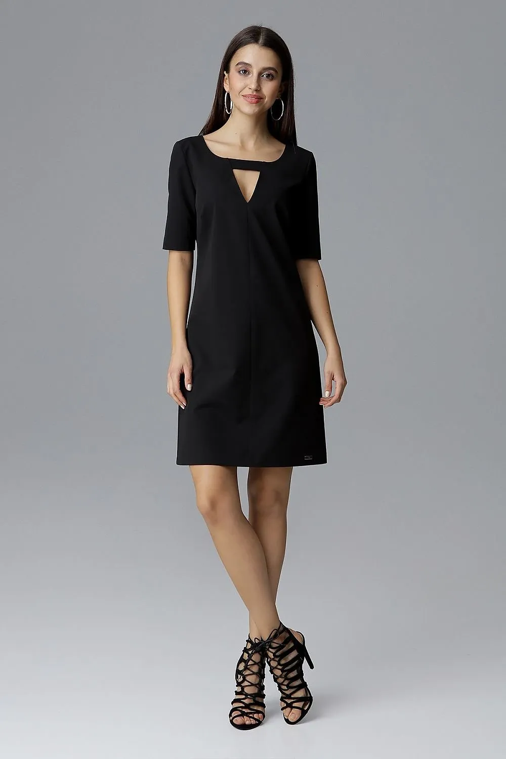 Chic Knee-Length Daily Elegance Dress