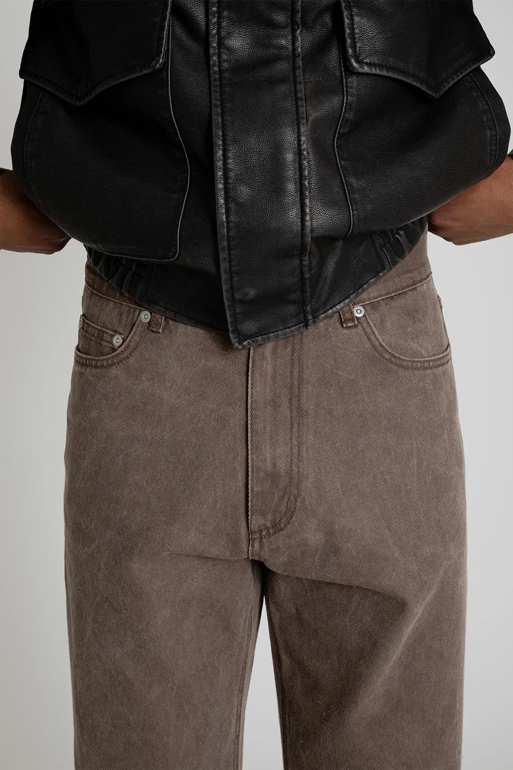 Comfort Denim Pants Suffer - Brown