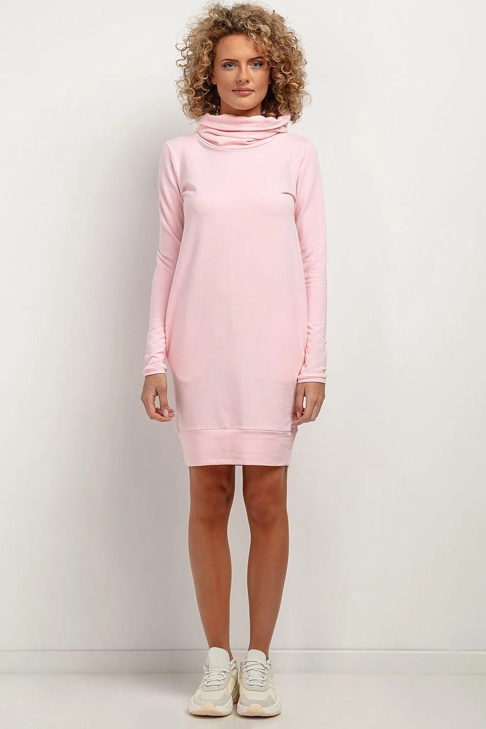 Cozy Chic Chimney Neck Midi Dress