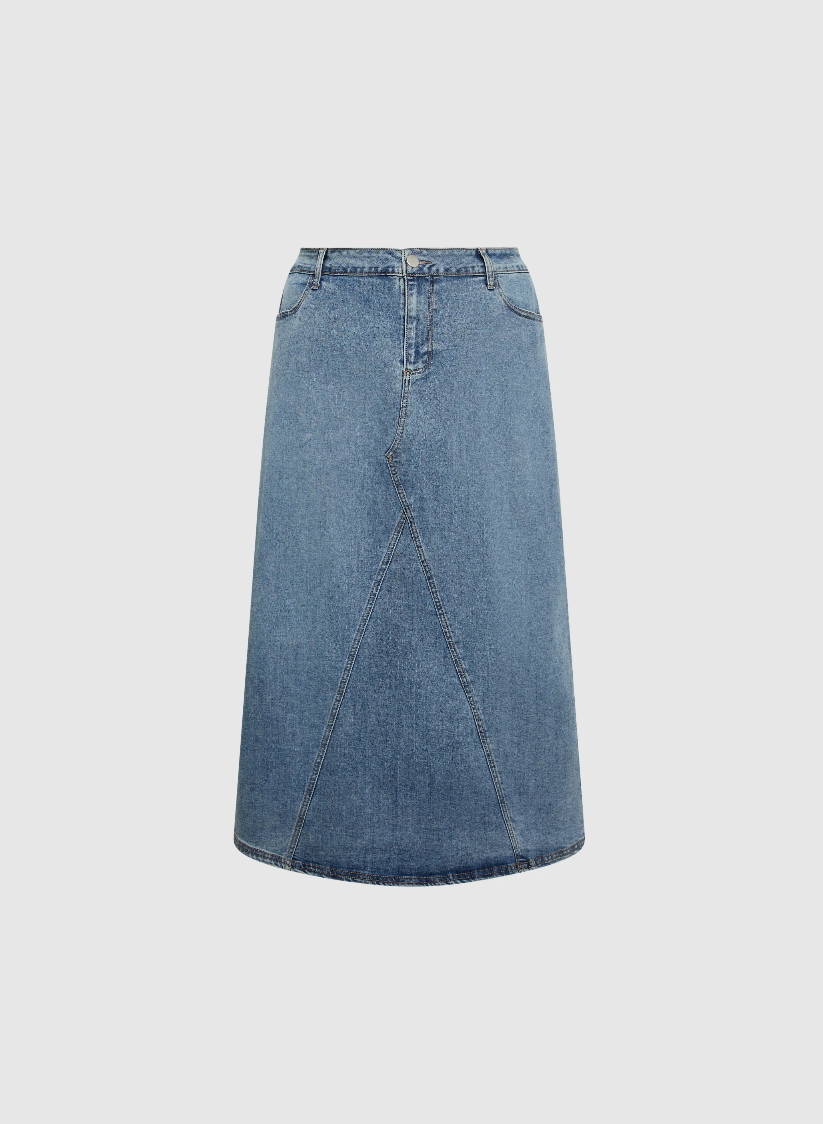 Denim A-Line Skirt