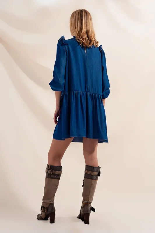 Denim Smock Dress