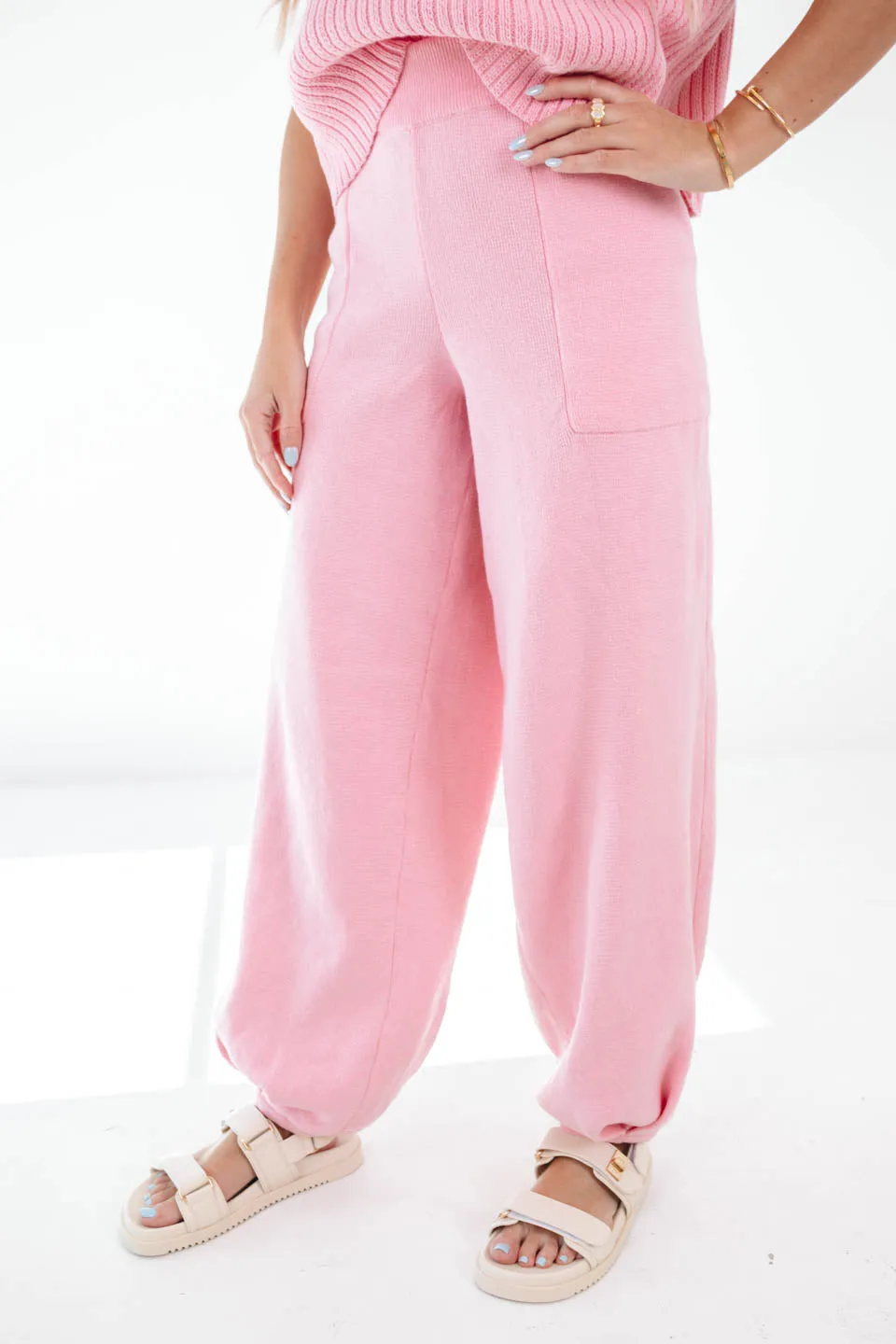 Easy Breezy Joggers - Pink