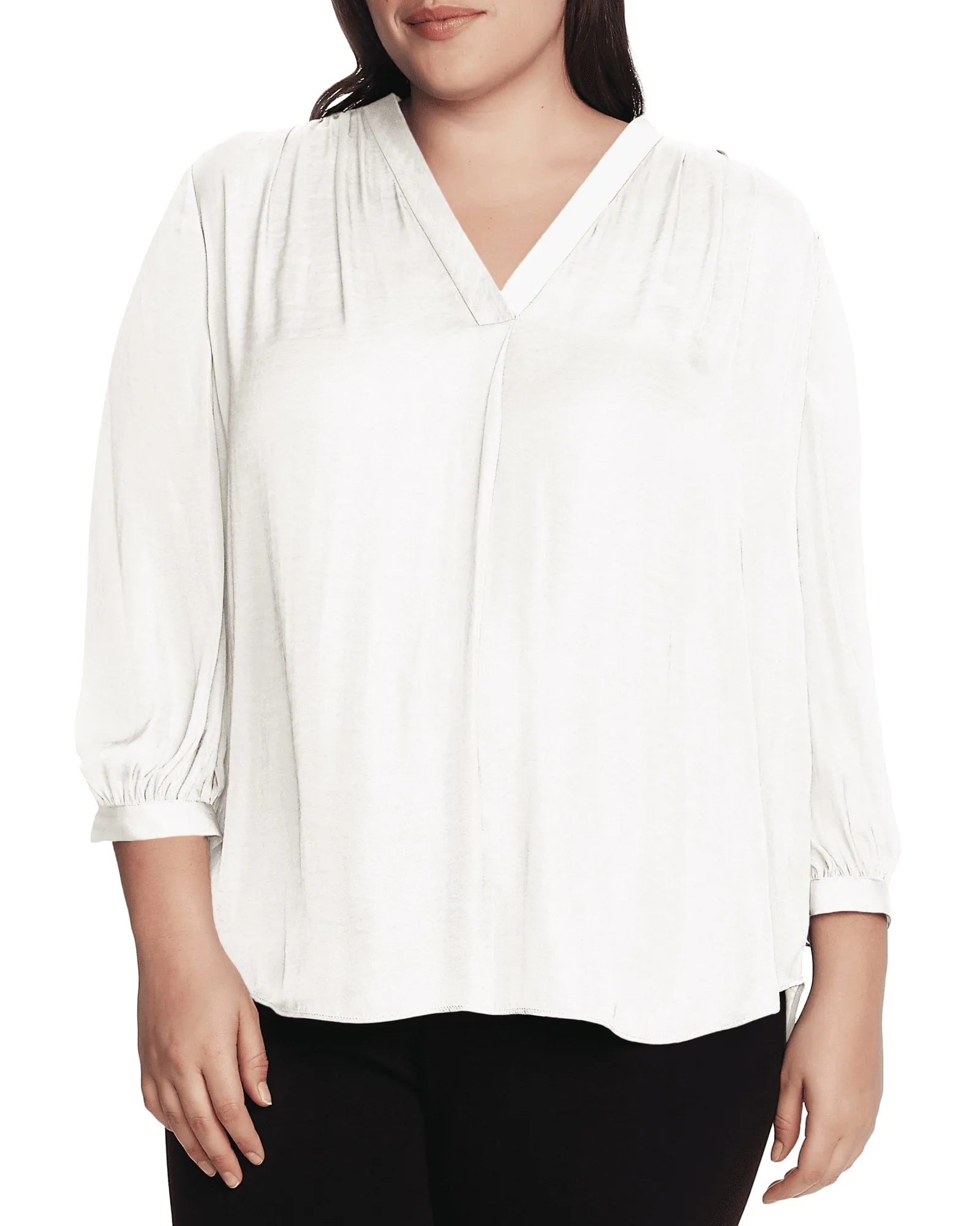 Everley V-Neck Blouse | NEW IVORY