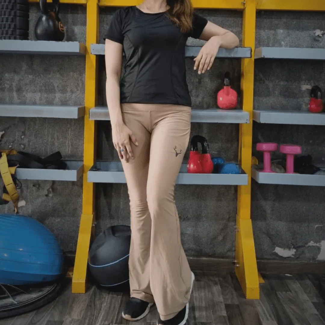 FlareFit Dri-Fit Leggings (Khaki)