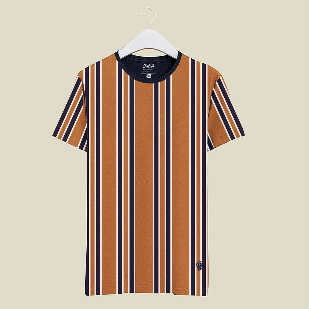 Funky's Designer Stripe Trendy Ton Tees