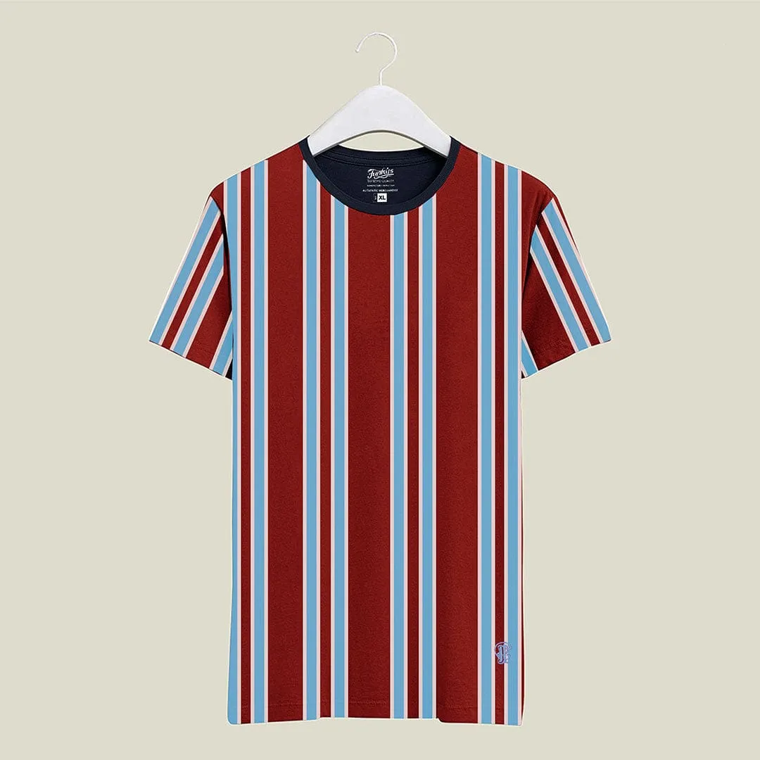 Funky's Designer Stripe Trendy Ton Tees