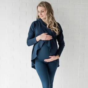 Gianna Nursing Hoodie -Navy