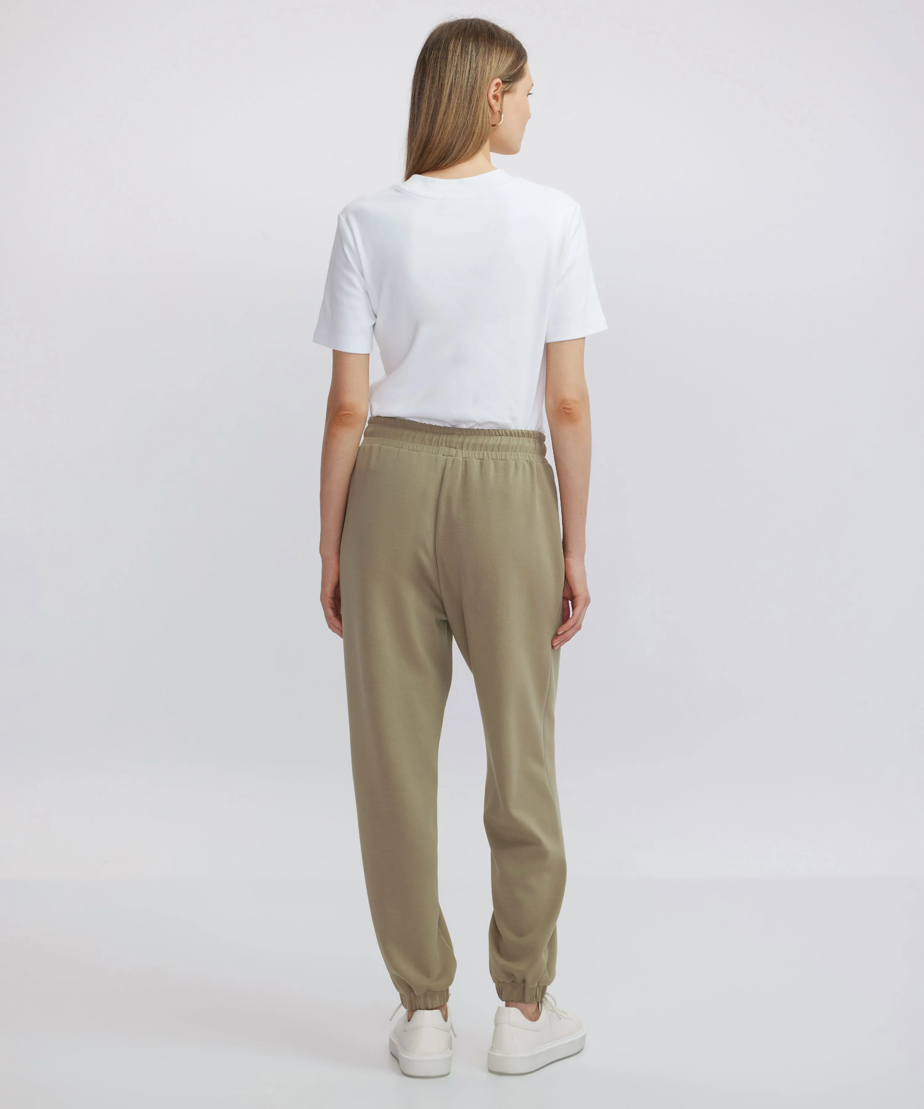 Ipekyol Elastic Waist Jogger Pants Khaki