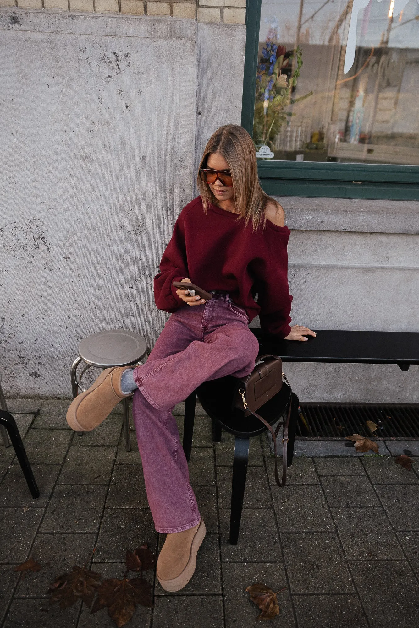 Kyoto sweater burgundy