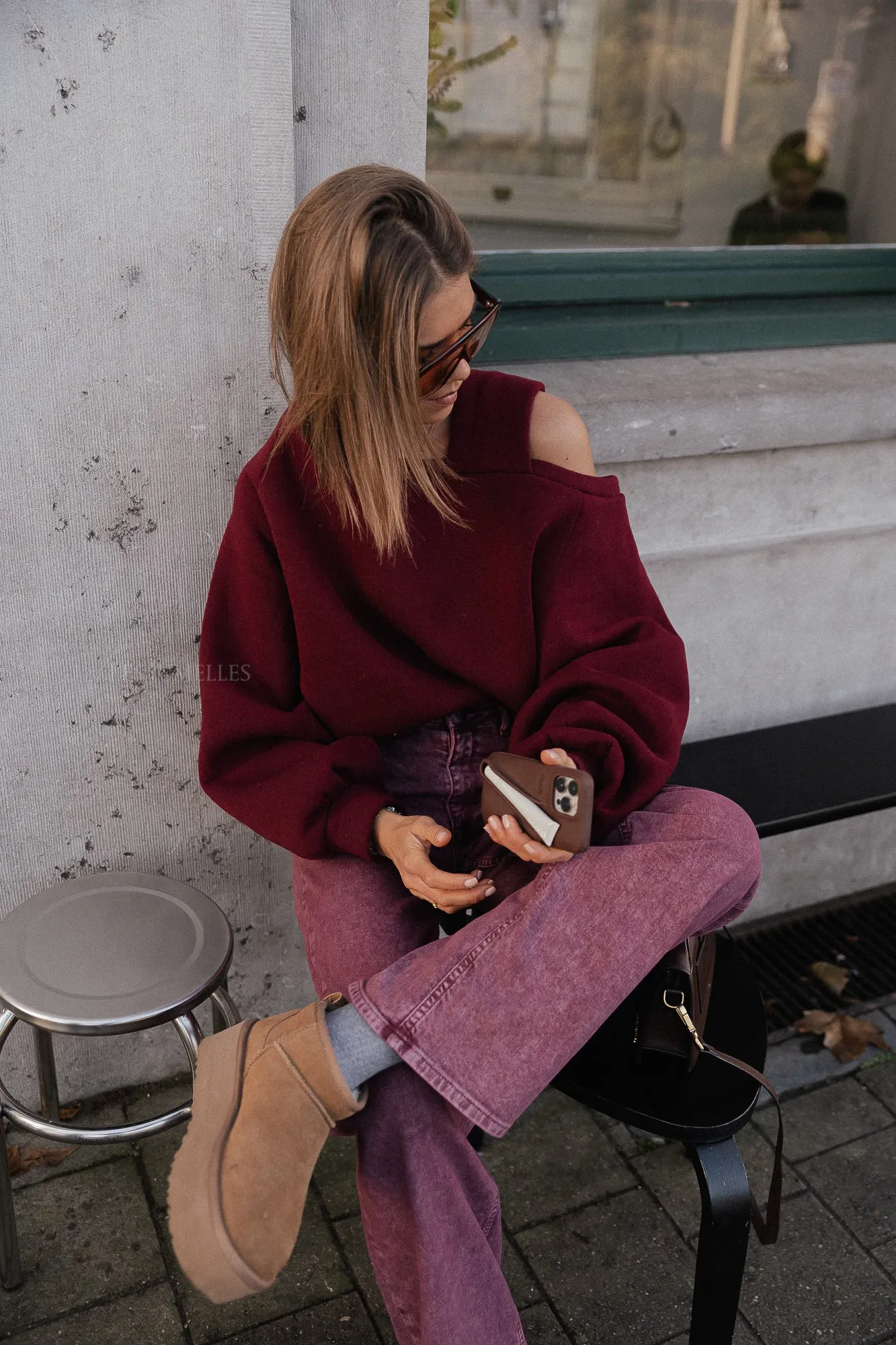 Kyoto sweater burgundy