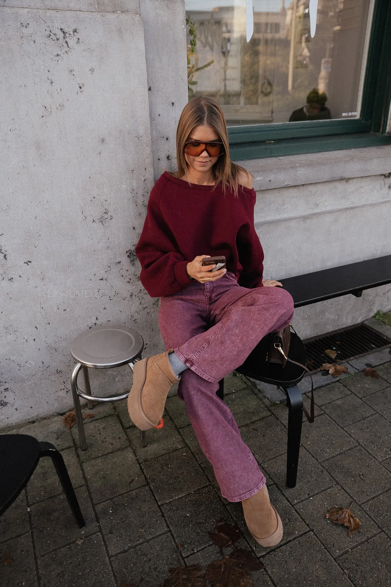 Kyoto sweater burgundy