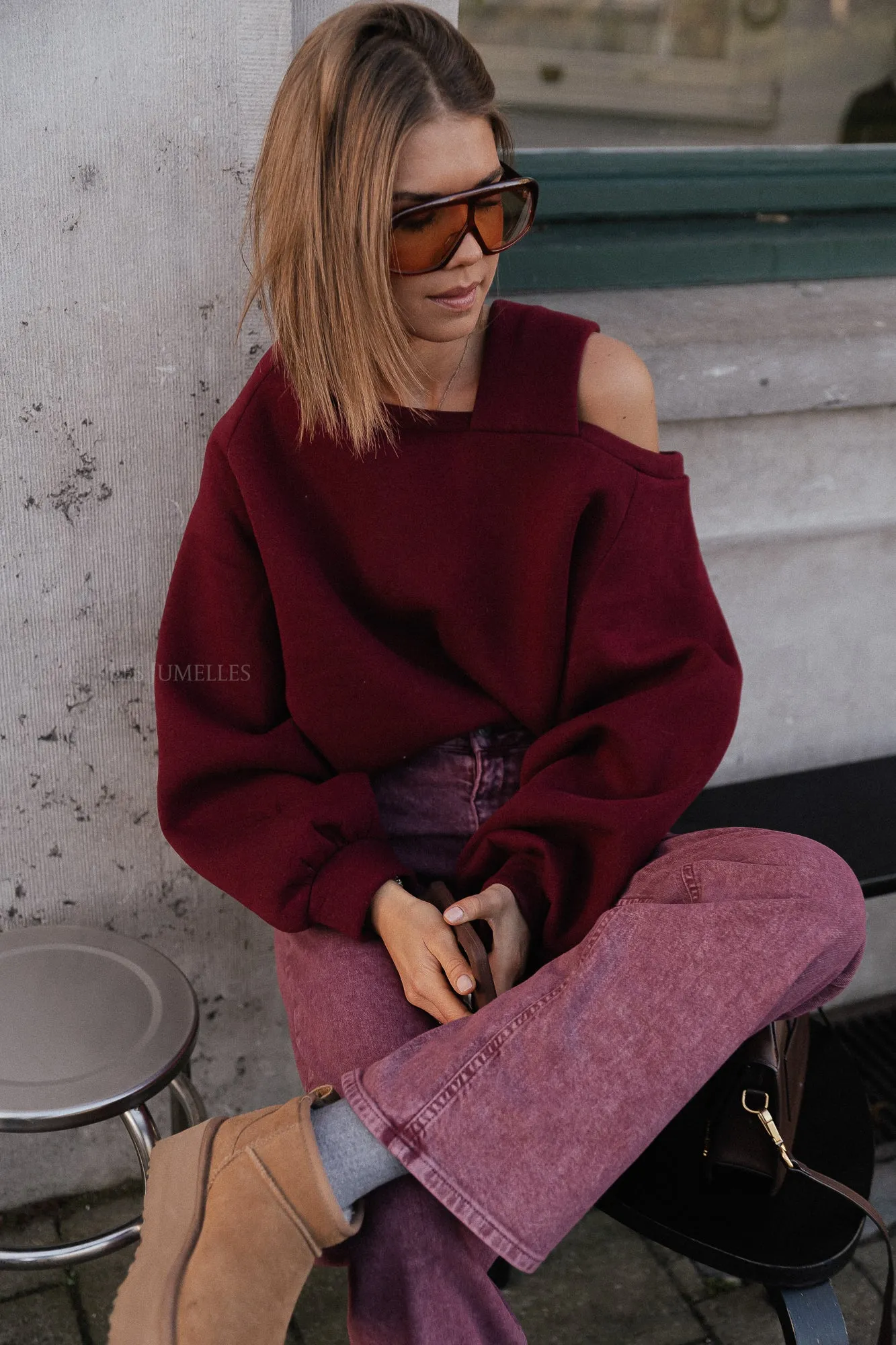 Kyoto sweater burgundy