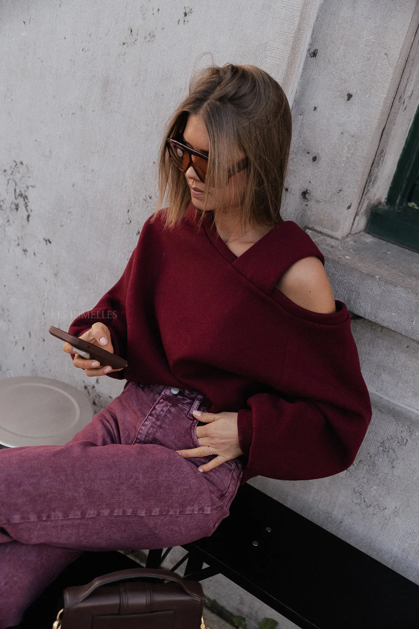 Kyoto sweater burgundy