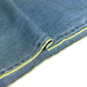 LIGHT WASHED SELVEDGE DENIM LIME SELVEDGE ID*