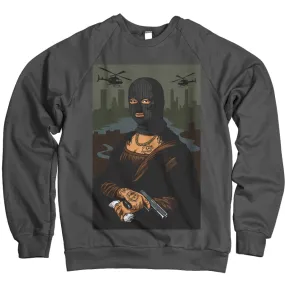 Money Lisa - Dark Grey Crewneck Sweatshirt