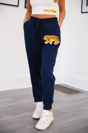 NAVY TIGER JOGGERS