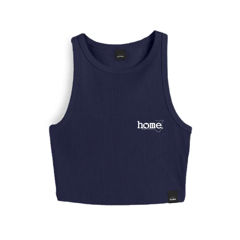 Racer Vest Top- Navy Blue