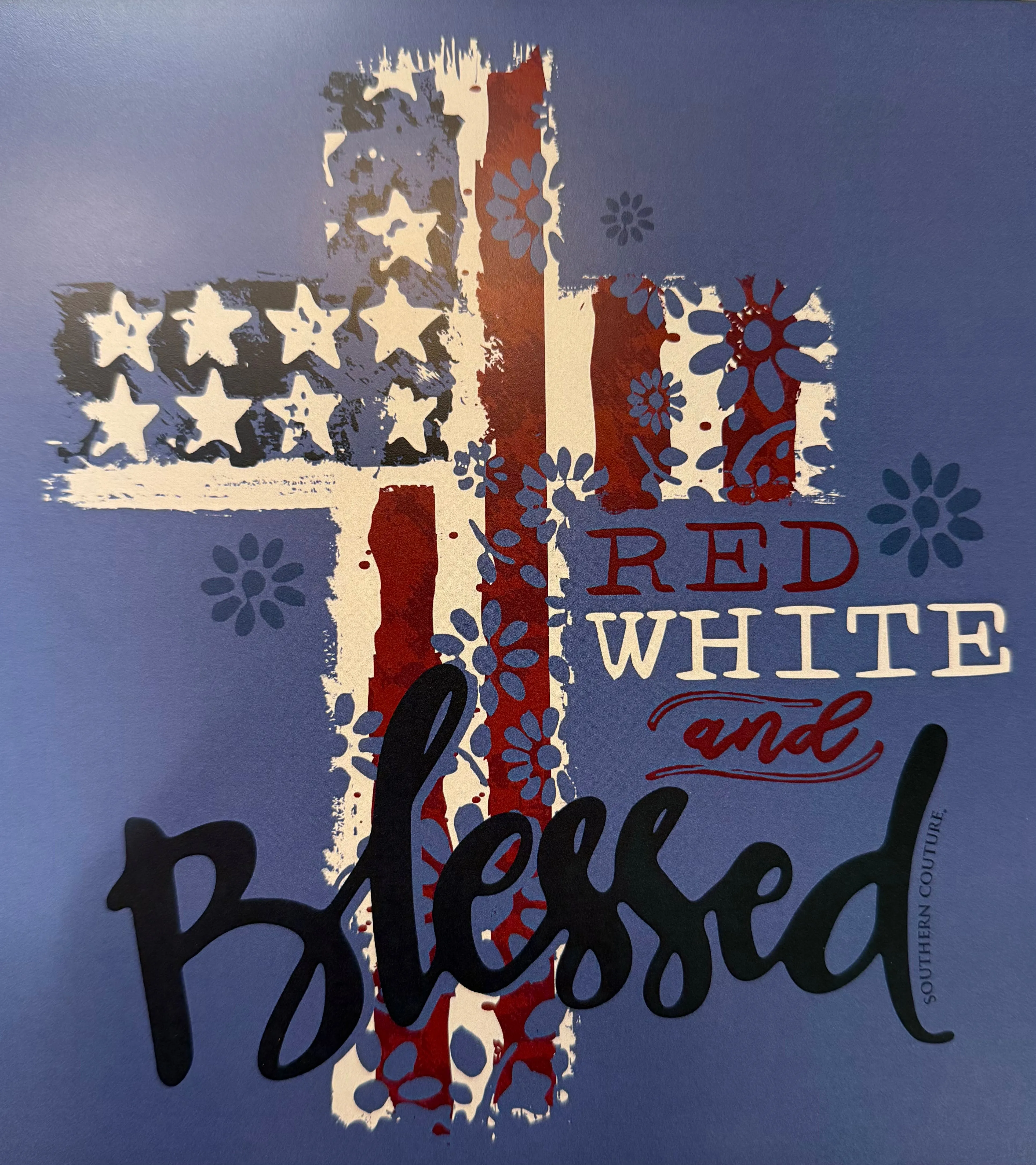 Red White & Blessed Tee