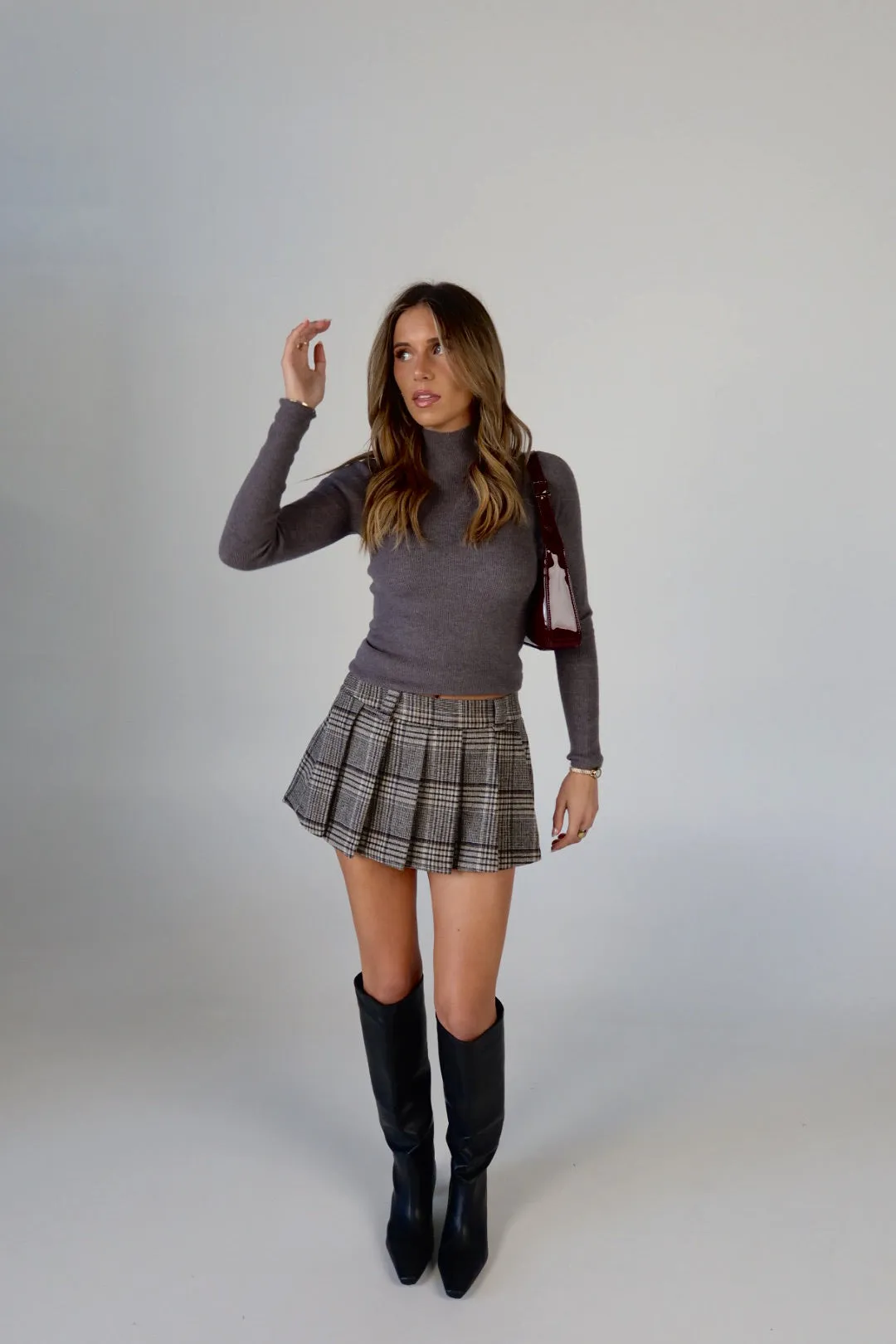 Scholar Chic Pleated Skort