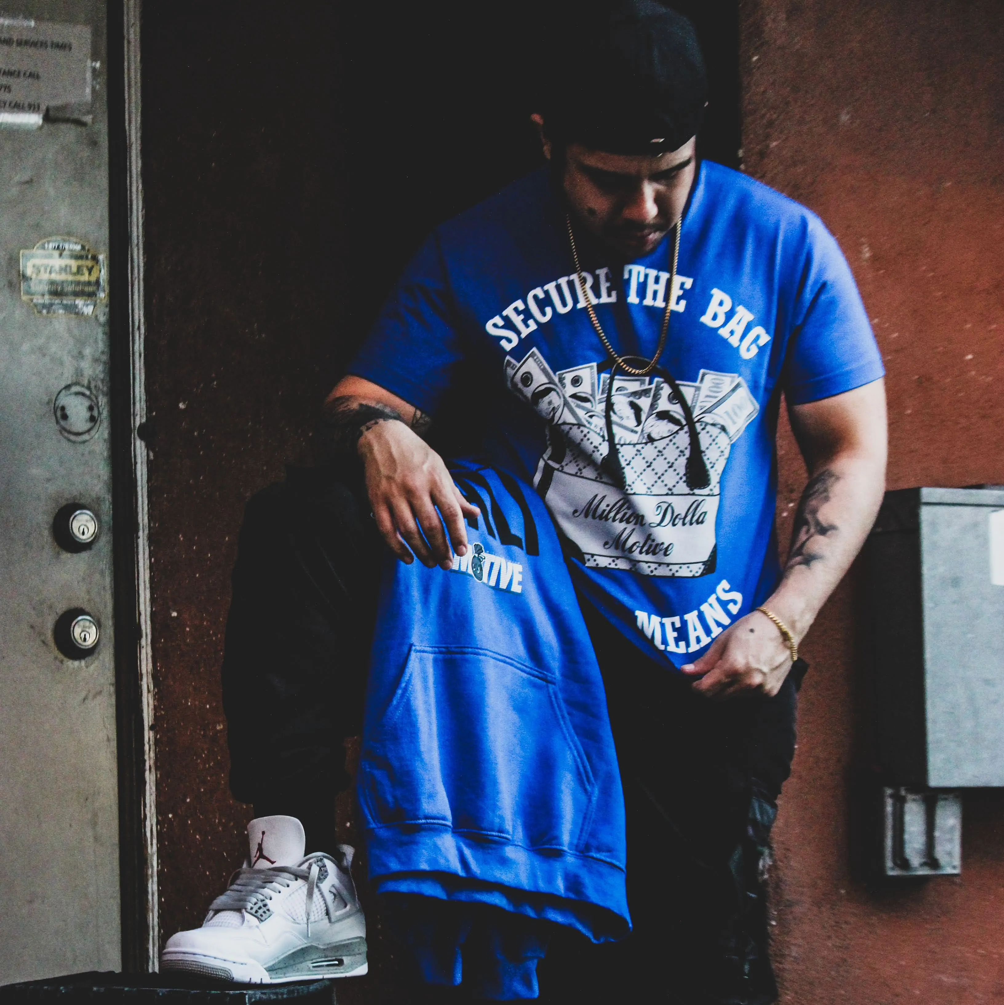 Secure The Bag - Royal Blue T-Shirt