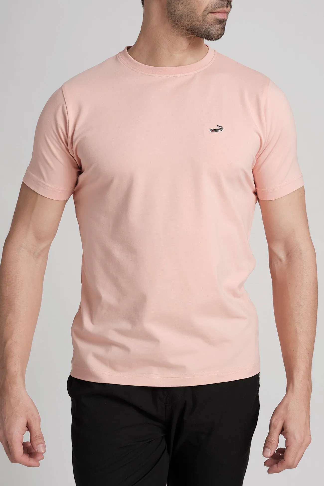 Single Jersey Verve Tee Action Fit - Peach Pearl