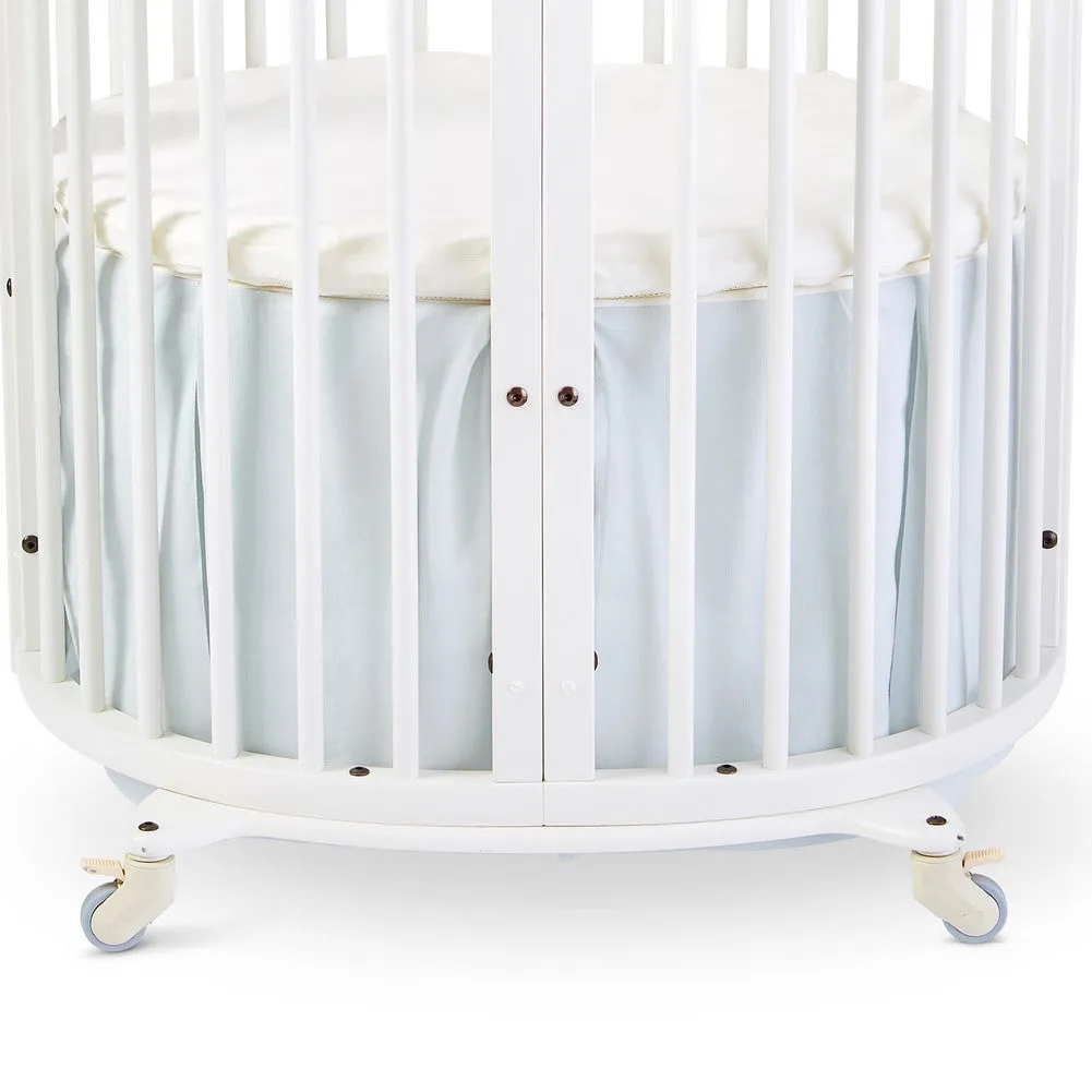 Stokke x Pehr Organic Cotton Bed Skirt for Stokke Sleepi Mini - Mist