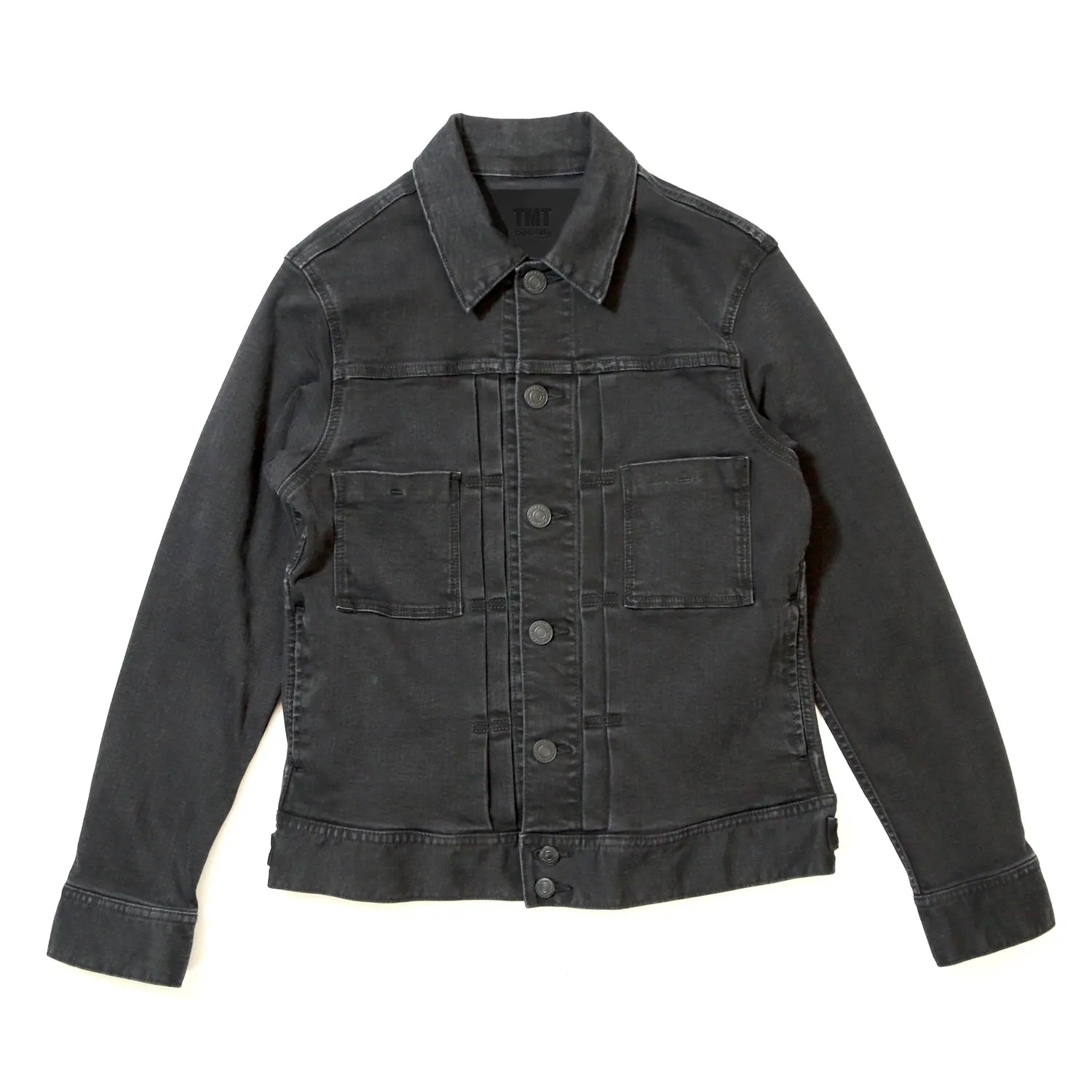 STRETCH COMFY DENIM JACKET／ CHARCOAL