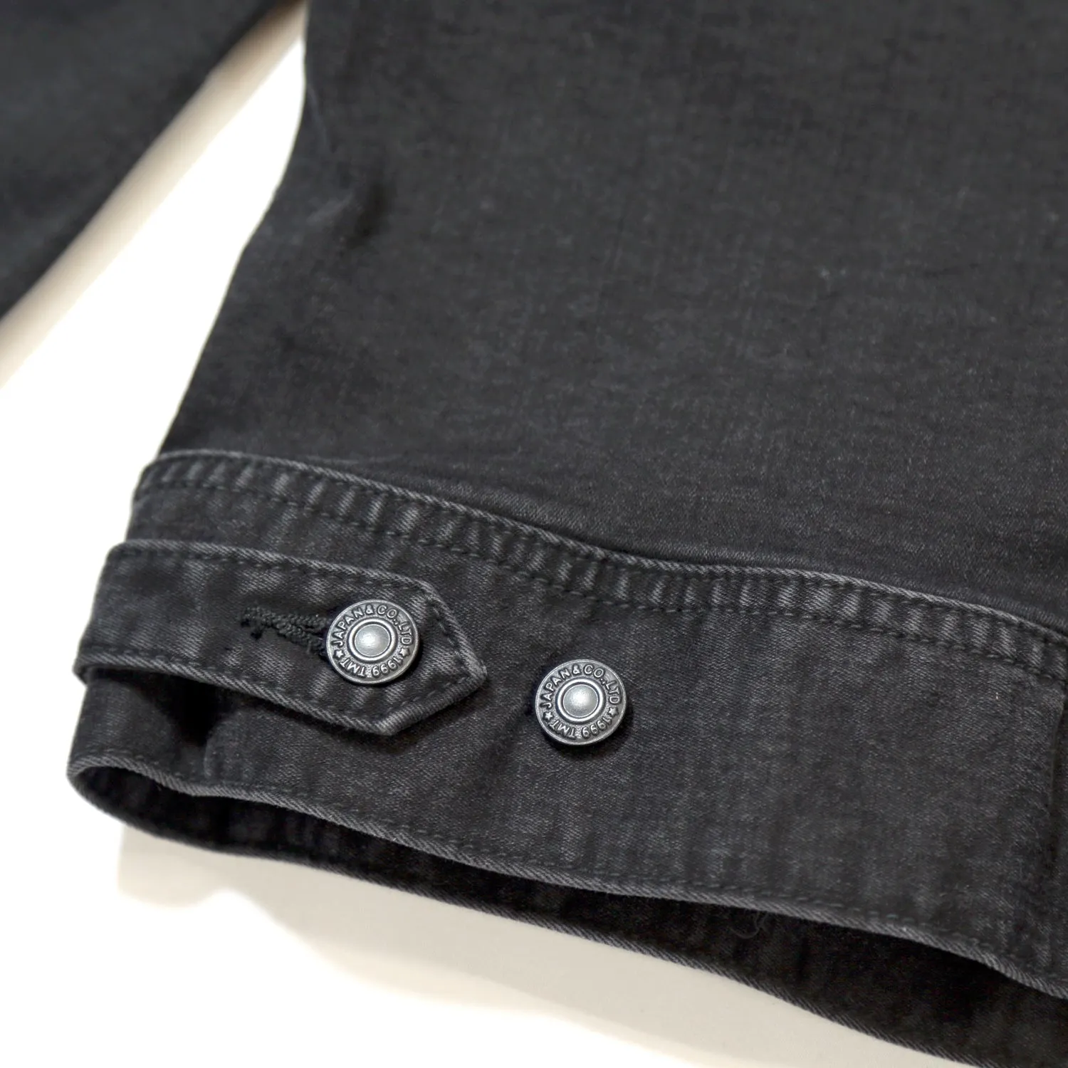 STRETCH COMFY DENIM JACKET／ CHARCOAL