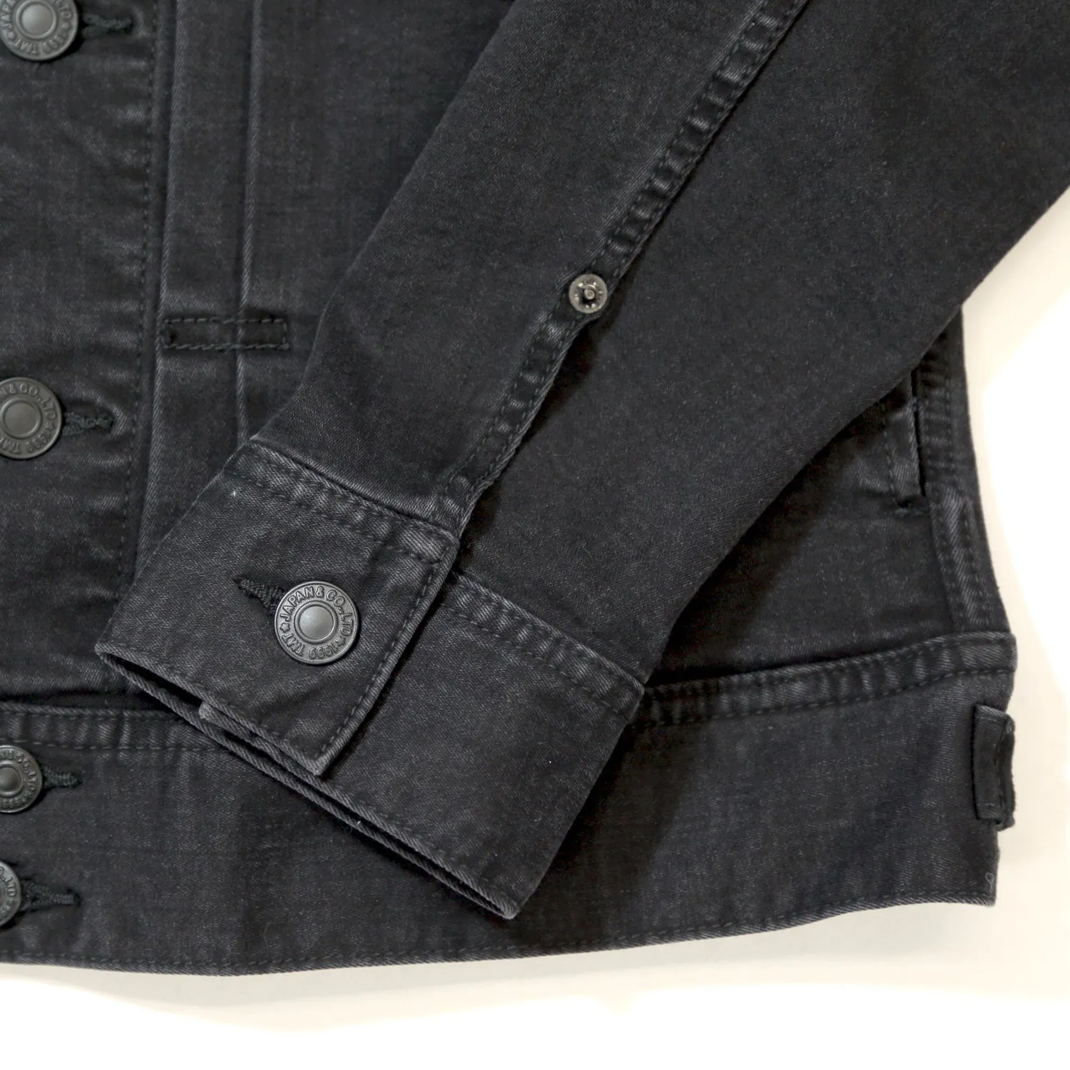 STRETCH COMFY DENIM JACKET／ CHARCOAL