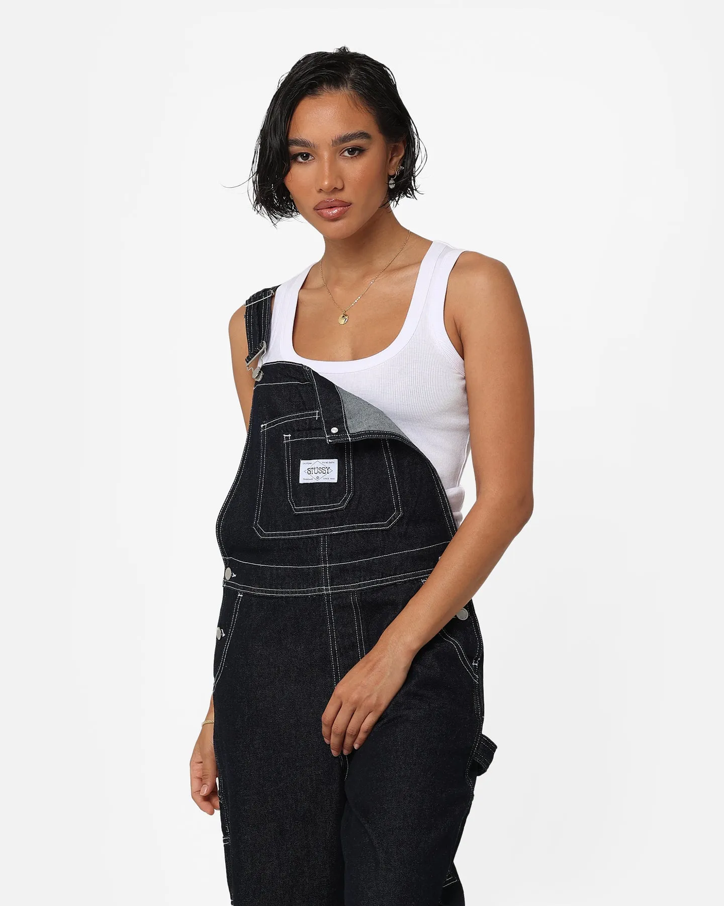 Stussy Women's Nevada Denim Overalls Denim