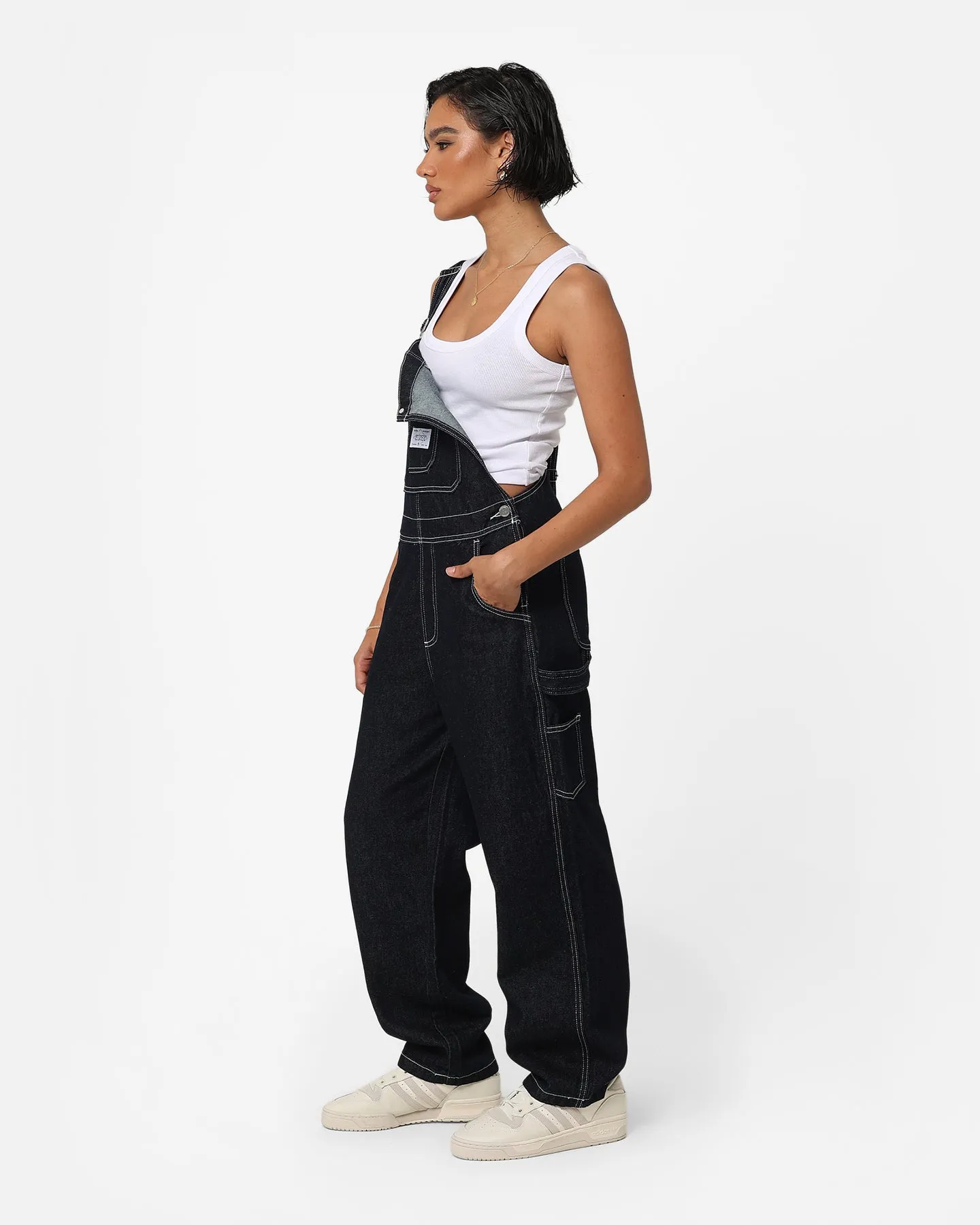 Stussy Women's Nevada Denim Overalls Denim