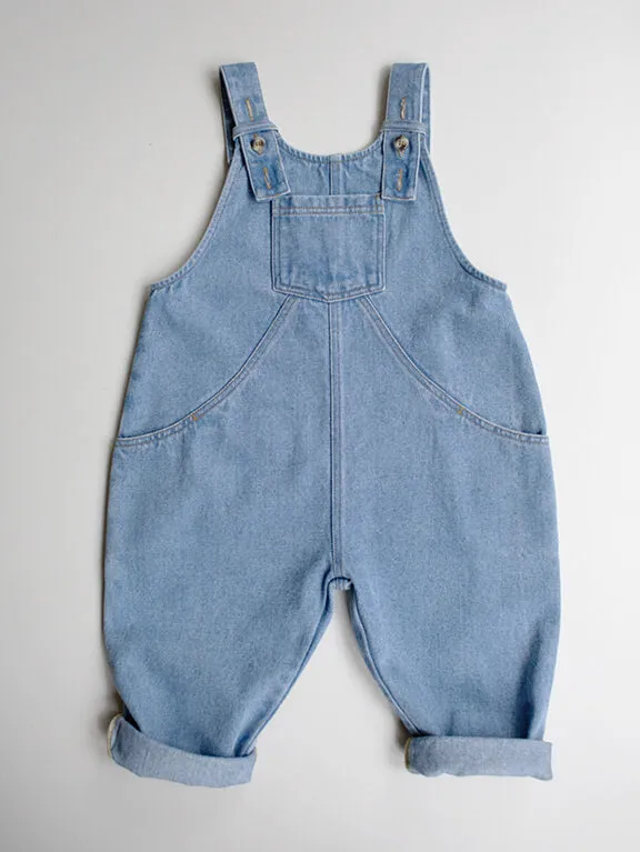 The Oversized Denim Dungaree