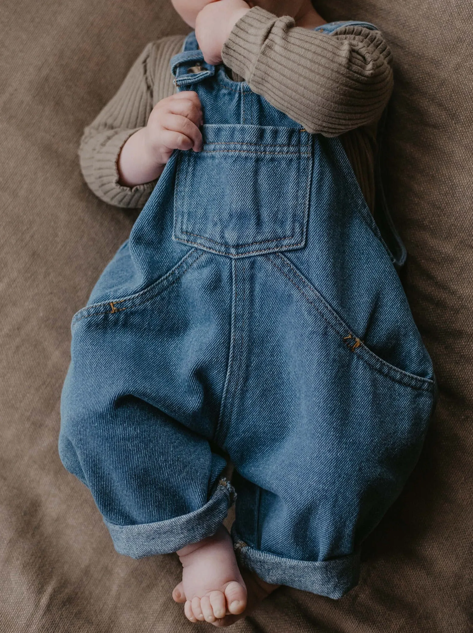 The Oversized Denim Dungaree