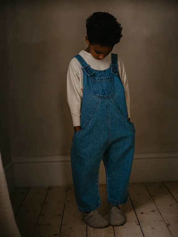 The Oversized Denim Dungaree