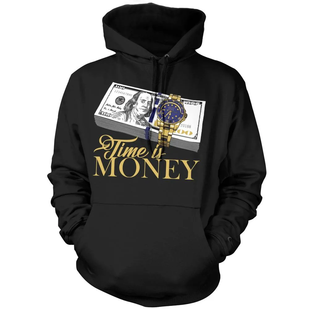 Time Is Money - Black Hoodie Sweatshirt