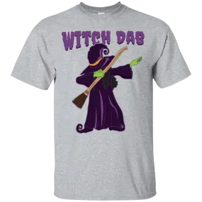 Trendy Witch Dab T-Shirt Halloween Tees (Men)