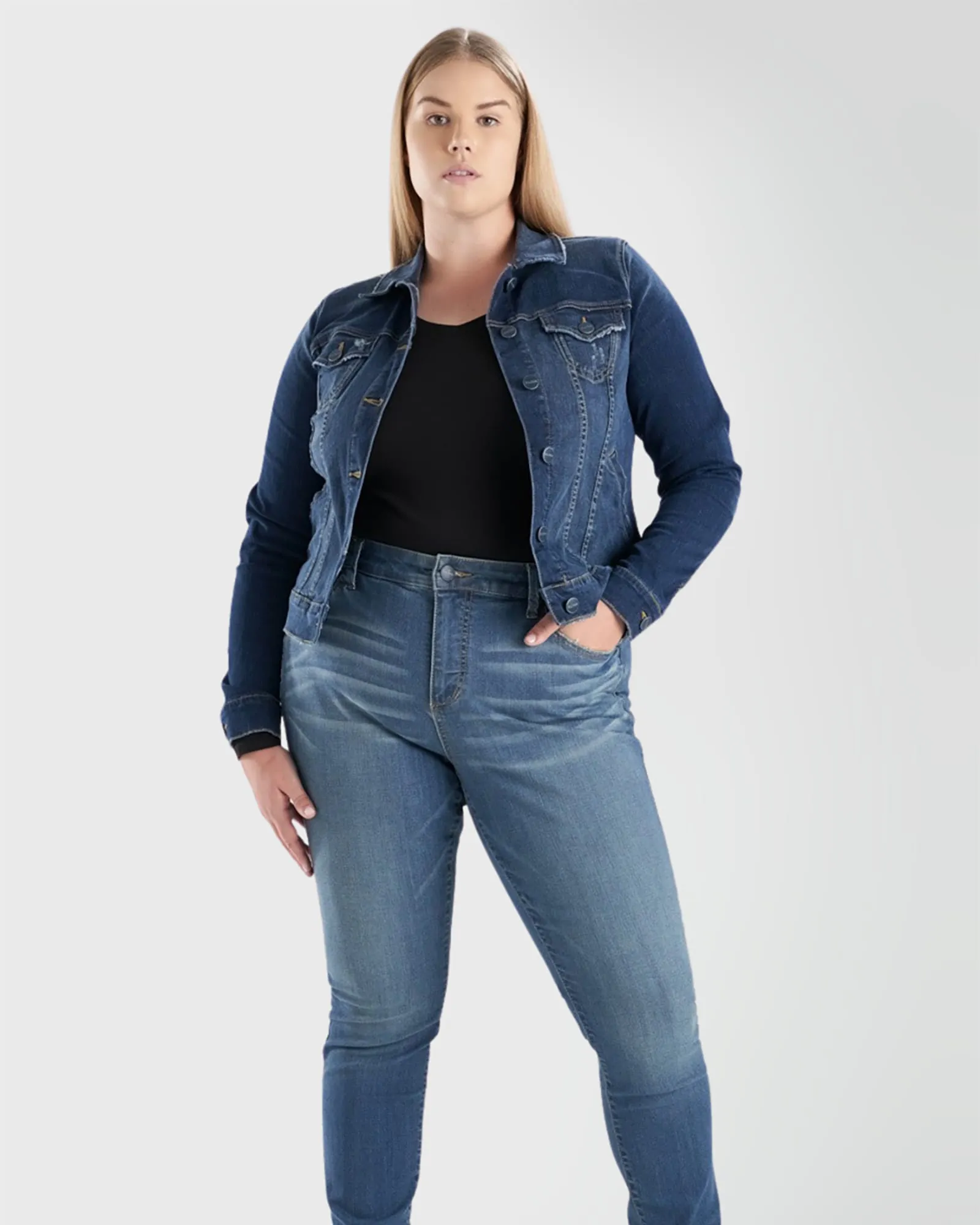 Violet High-Rise Skinny Jean | KINLEY